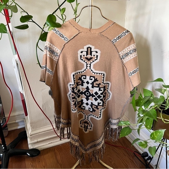 Flying Tomato Boho Fringe Cardigan - One Size - Picture 3 of 4